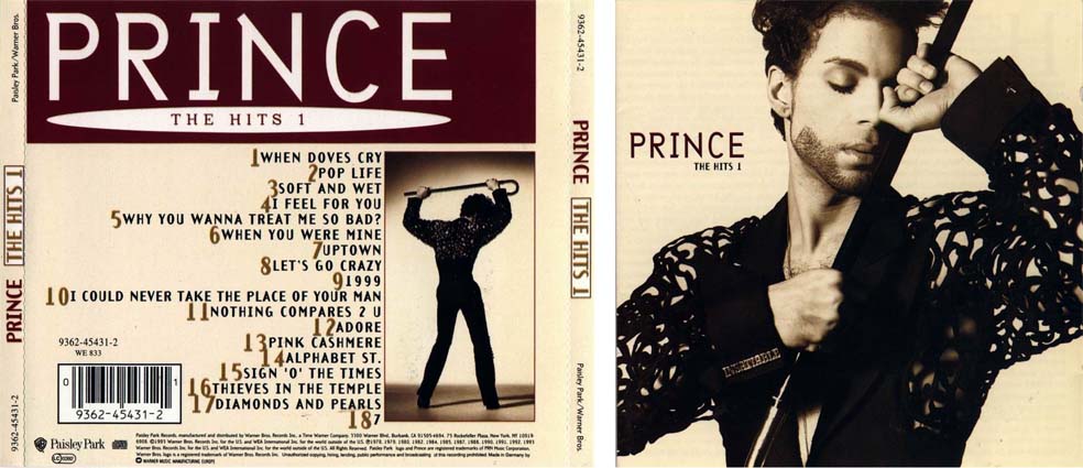 PRINCE The Hits (Disc 1)